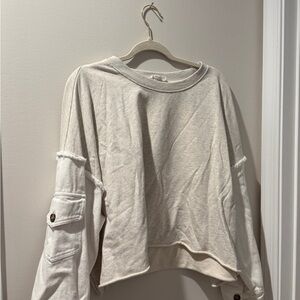 Dance & Marvel Cream Long Sleeve Top